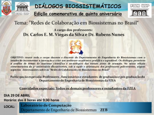 Diálogos Biossistemáticos - Edição comemorativa de quinto aniversário